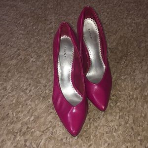 Hot pink heels